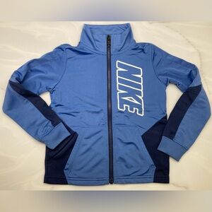 Nike Blue Zip-Up Kids Jacket XS 4T